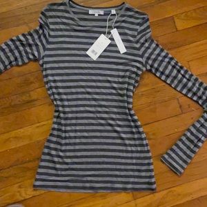 Vince Caputo ultra soft striped shirt